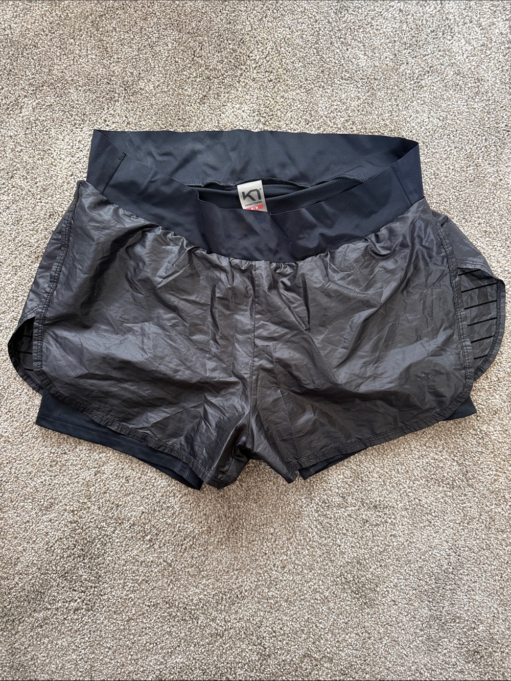 Kari Traa Black Women's Sigrun Athletic Running Shorts